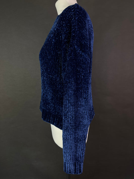 Szenilowy sweter S