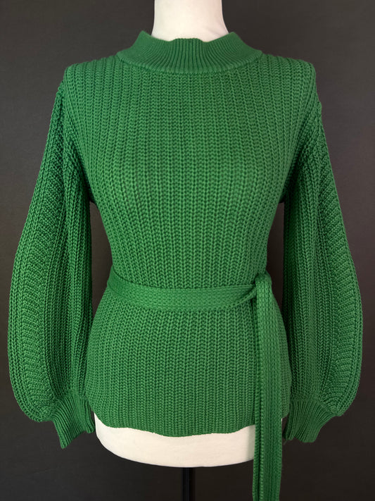 Sweter z wiązaniem S