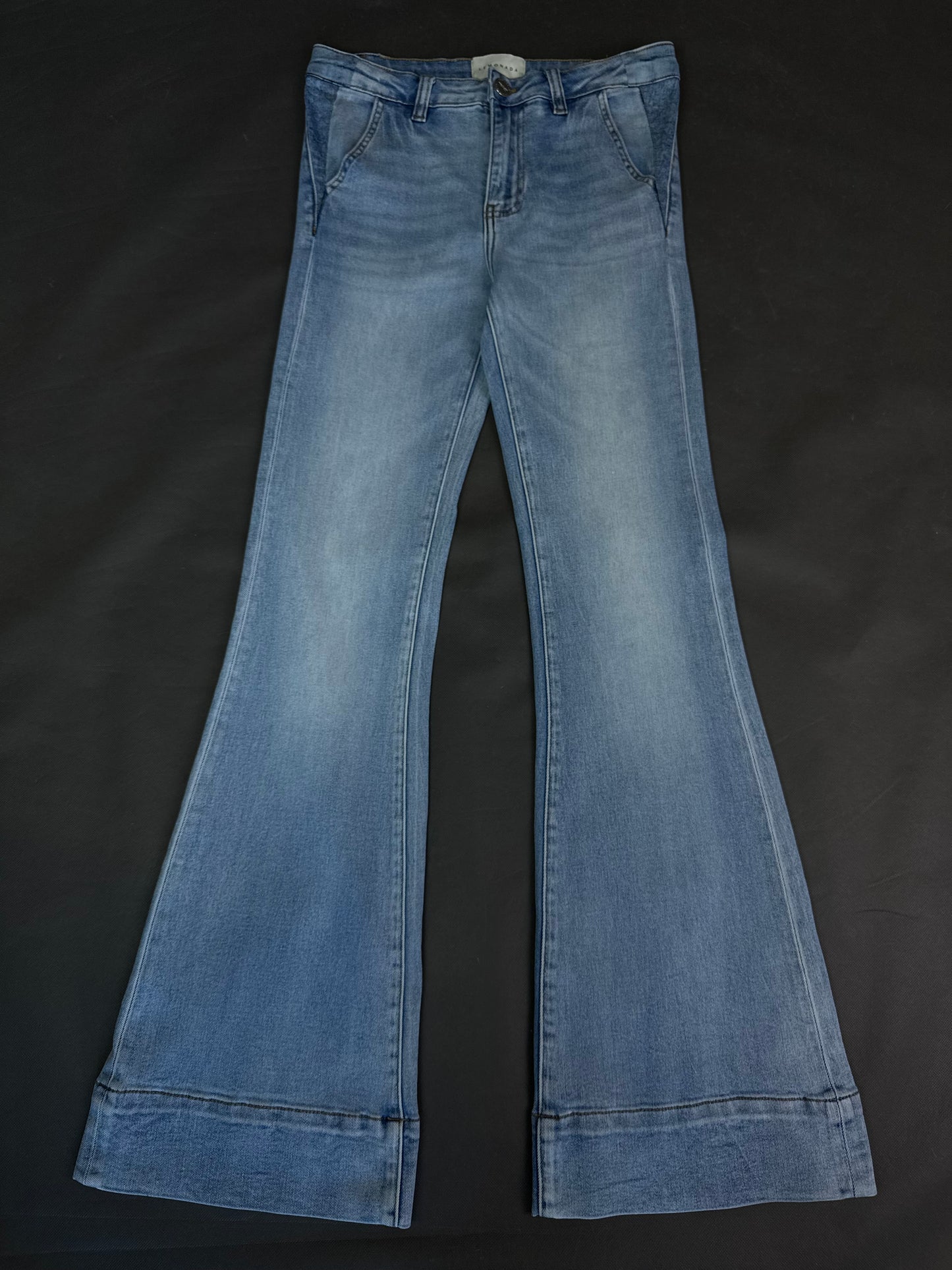 Spodnie jeansowe flare S