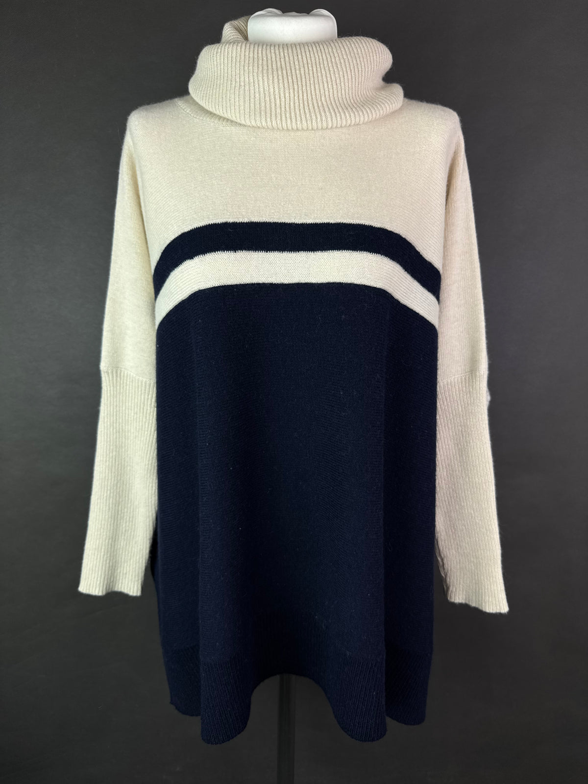 Sweter z wełną i kaszmirem S