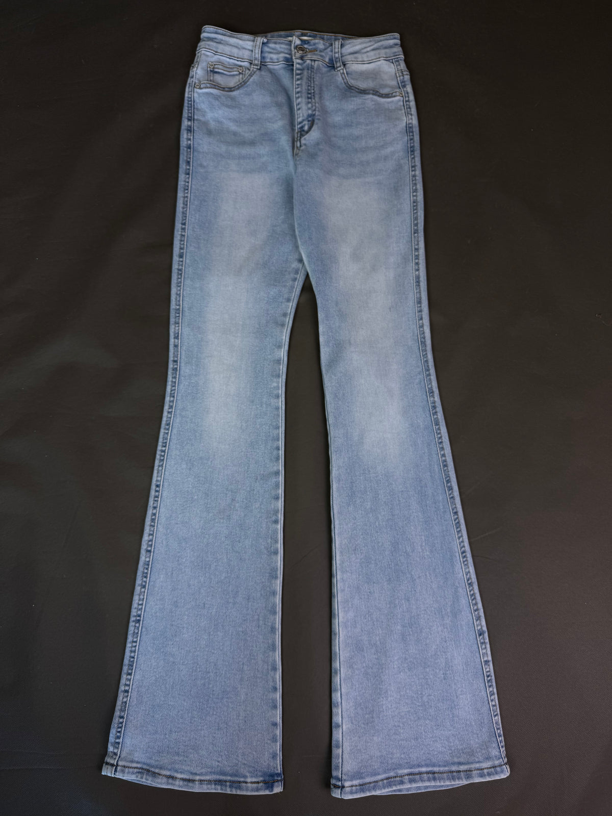 Spodnie jeansowe flare S