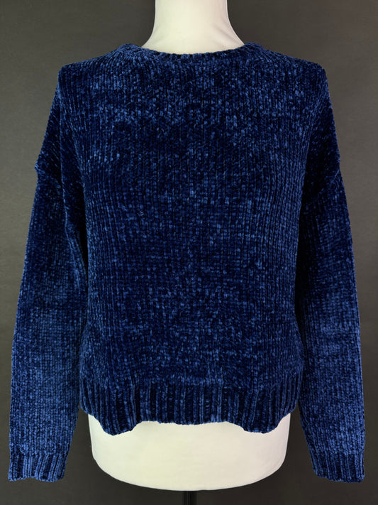 Szenilowy sweter S