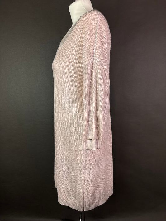 Metaliczny sweter XL