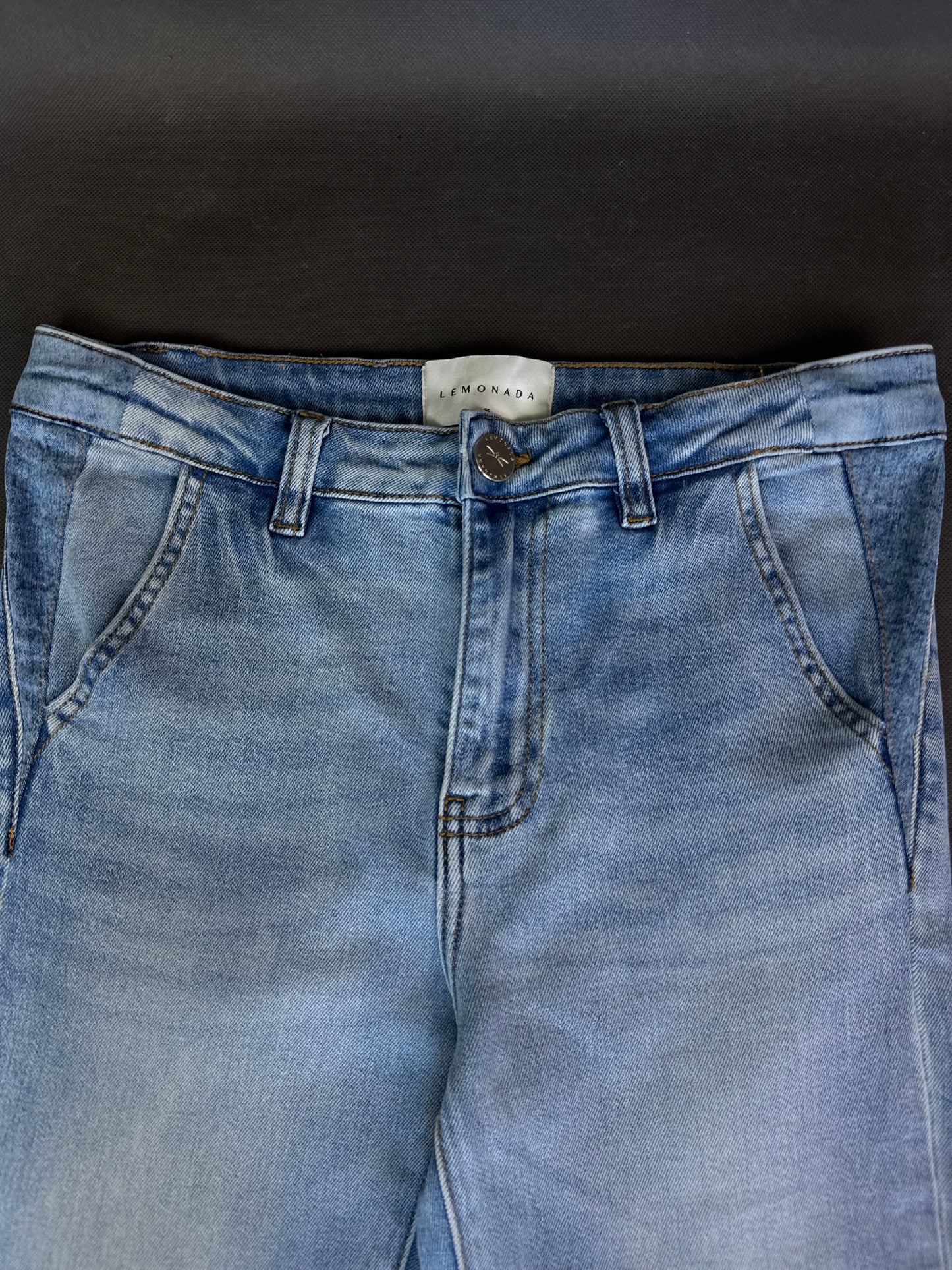 Spodnie jeansowe flare S