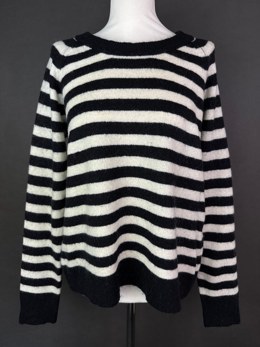 Sweter w paski L
