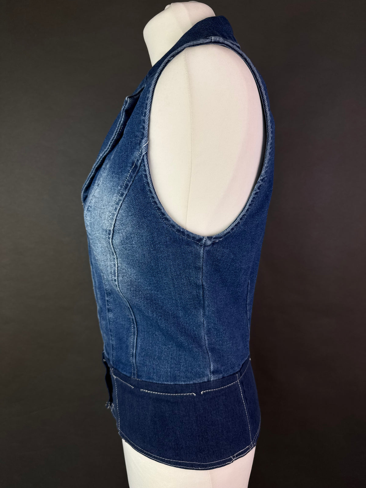 Top jeansowy L