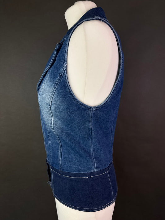 Top jeansowy L