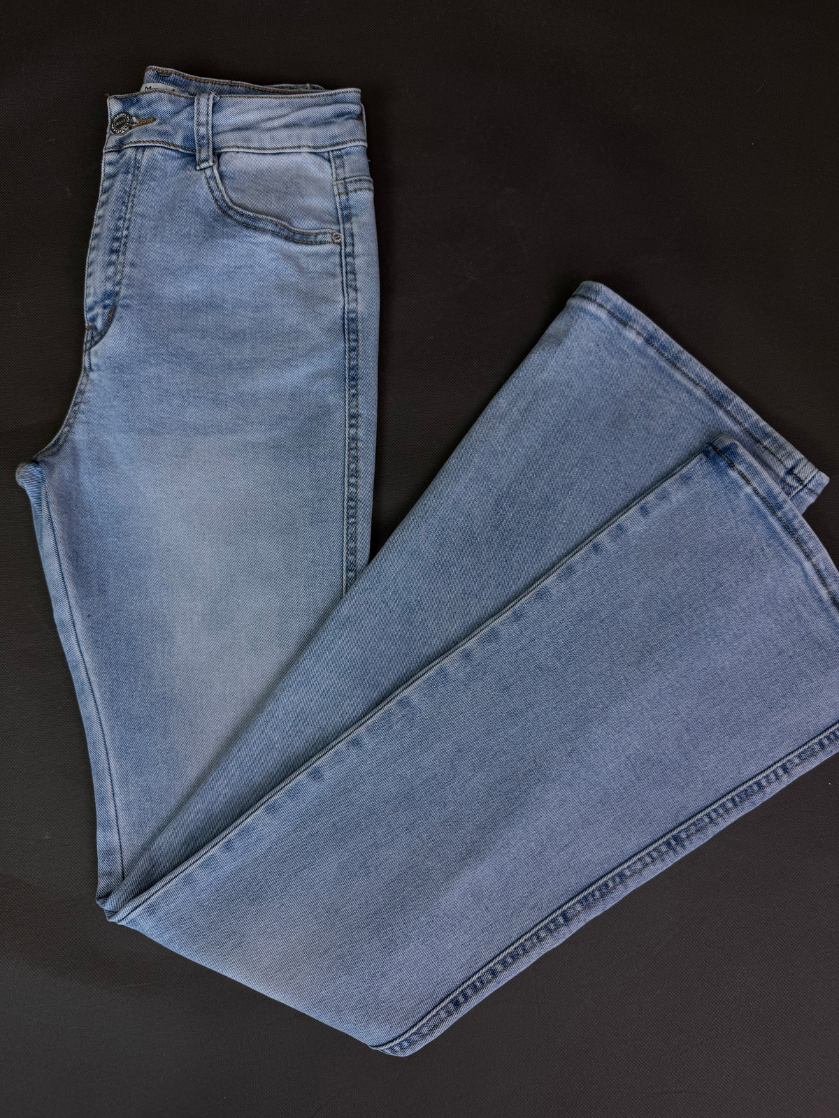 Spodnie jeansowe flare S