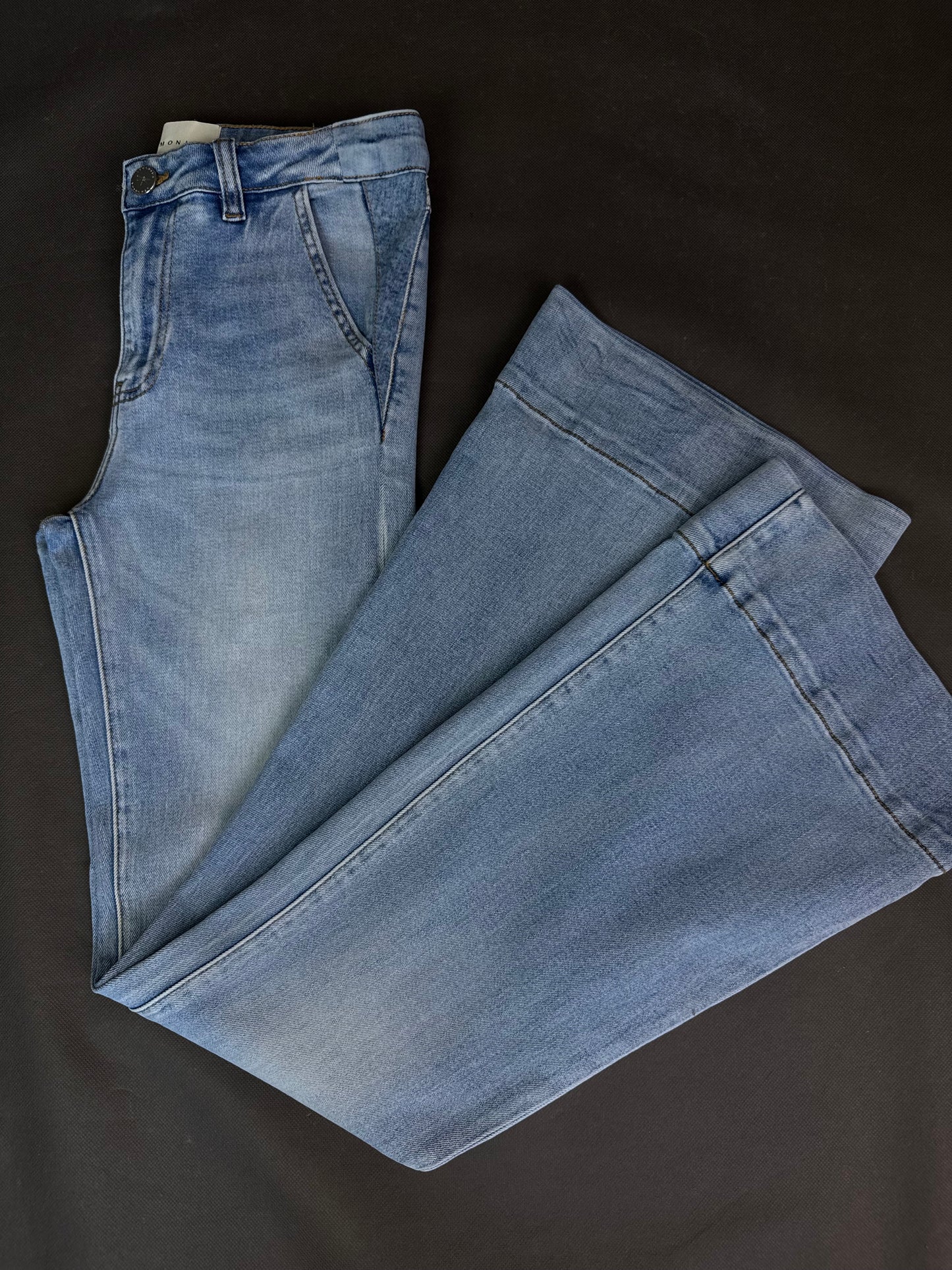 Spodnie jeansowe flare S