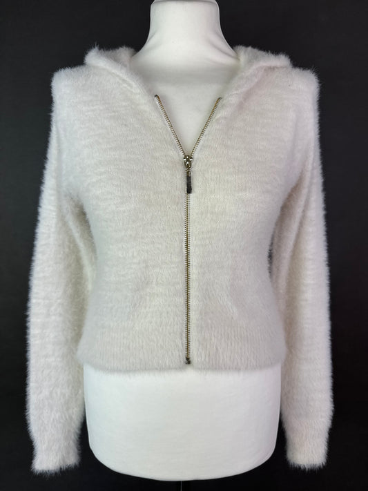 Sweter z kapturem S
