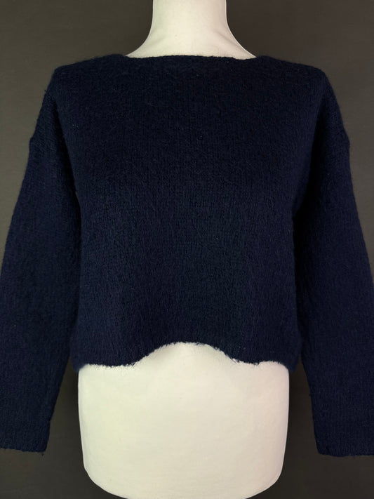 Sweter z moherem S