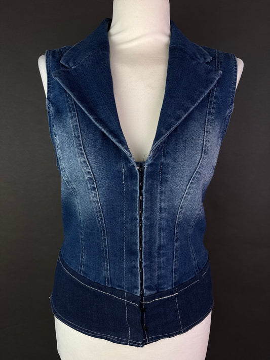 Top jeansowy L
