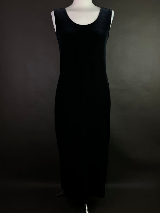Welurowa sukienka maxi L