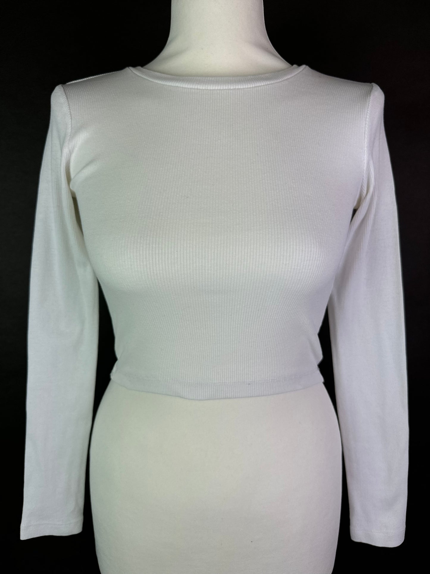 Crop top z długim rękawem  XS