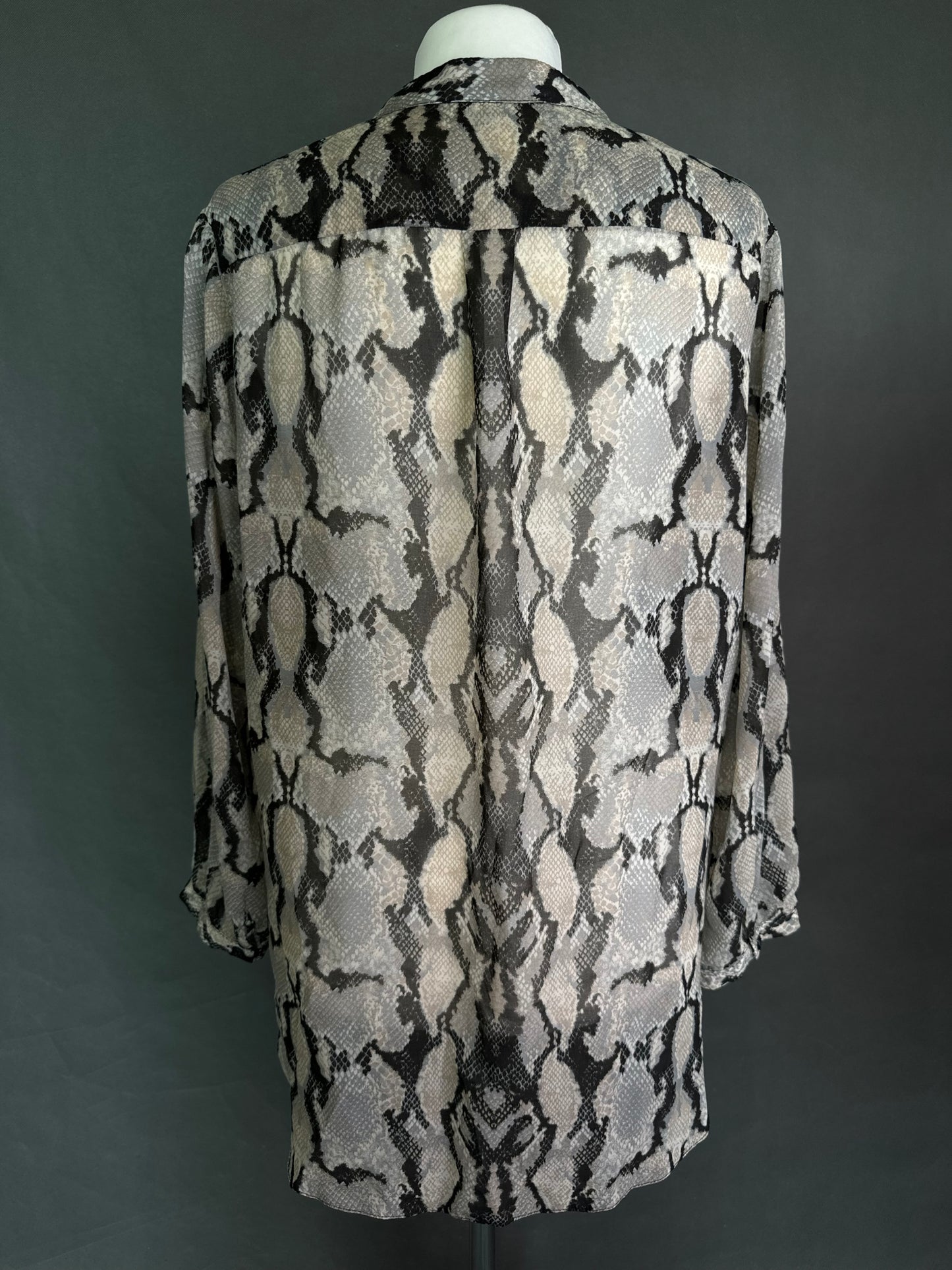 Bluzka w print węża L/XL