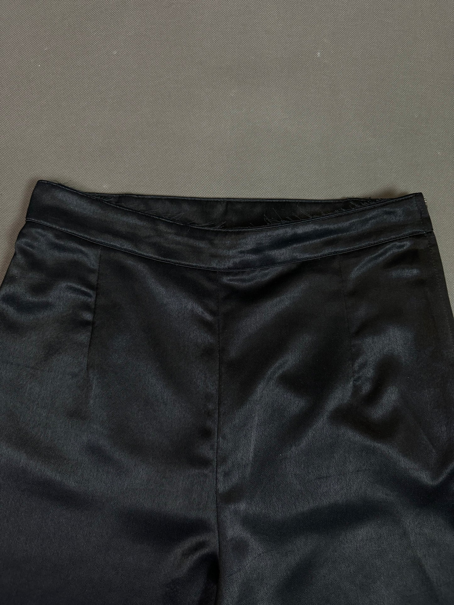 Satynowe spodnie XS