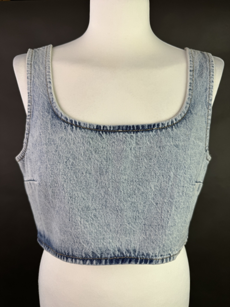 Top jeansowy M