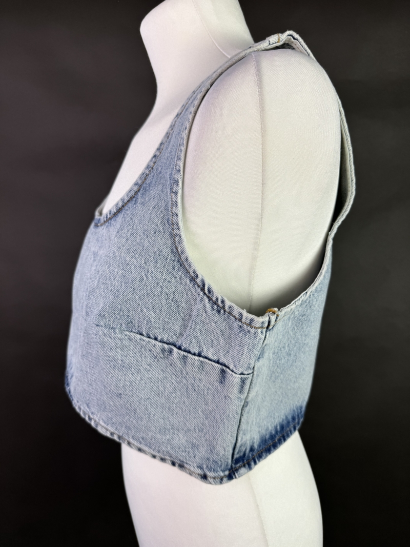 Top jeansowy M - obrazek 2