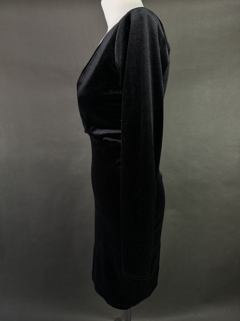 Welurowa sukienka M/L - obrazek 2