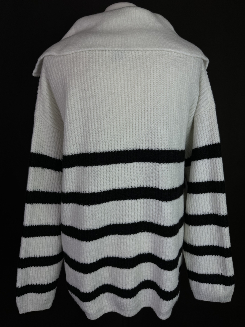Sweter w paski XL - obrazek 3