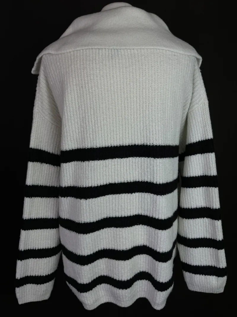 Sweter w paski XL - obrazek 3