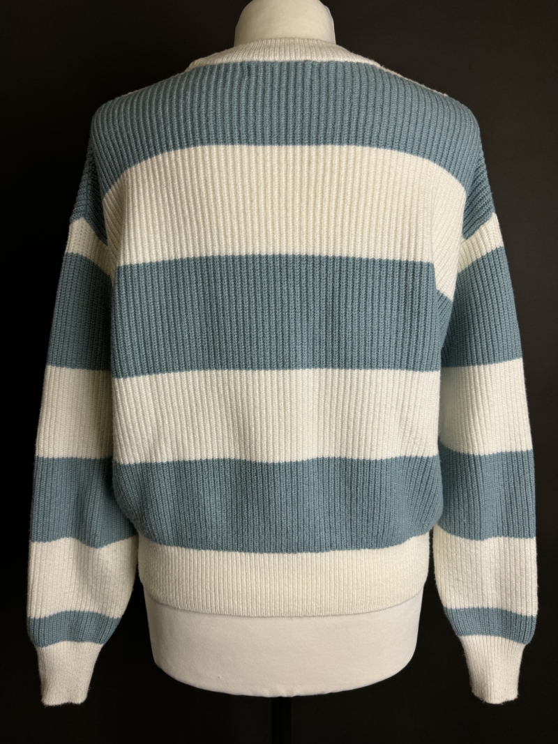Sweter w paski M - obrazek 3