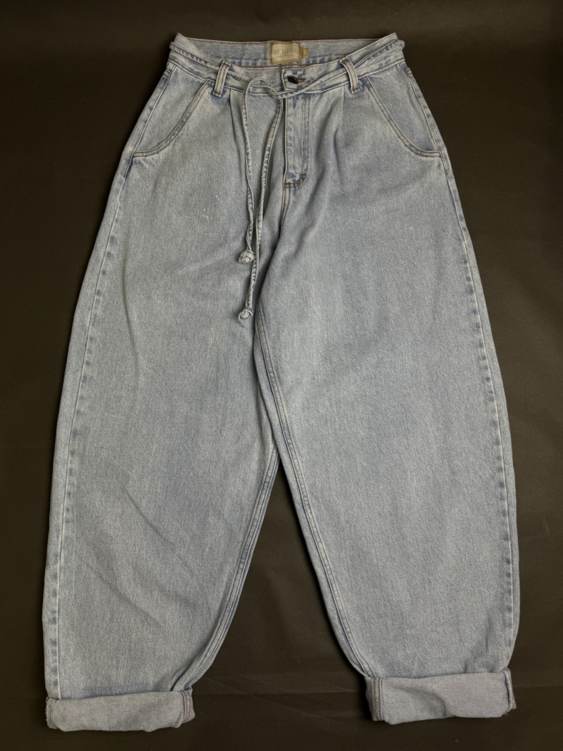 Spodnie jeansowe balloon M - obrazek 2