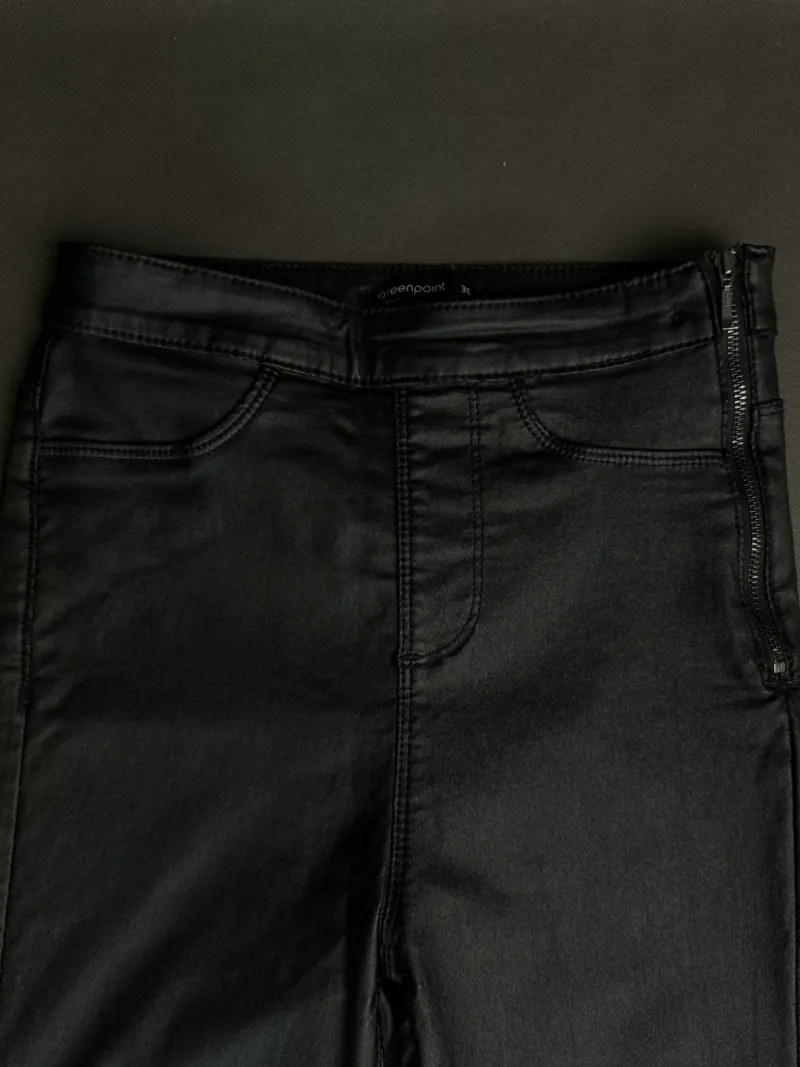 Woskowane spodnie S - obrazek 2