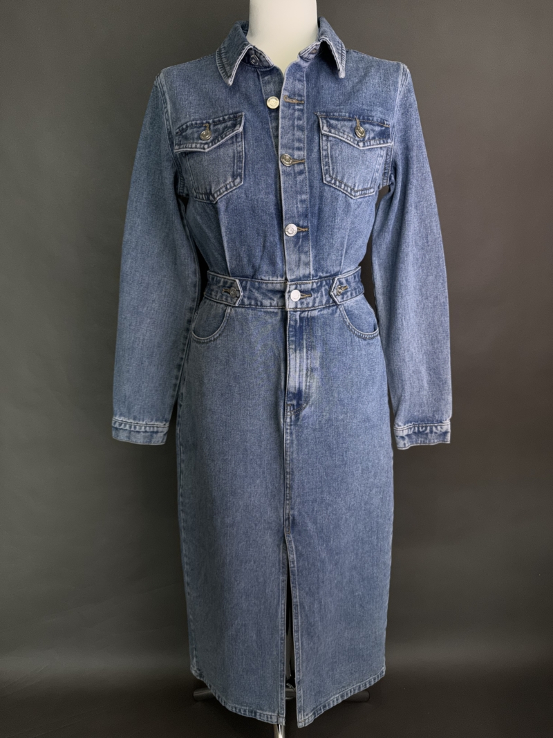 Sukienka jeansowa midi XS