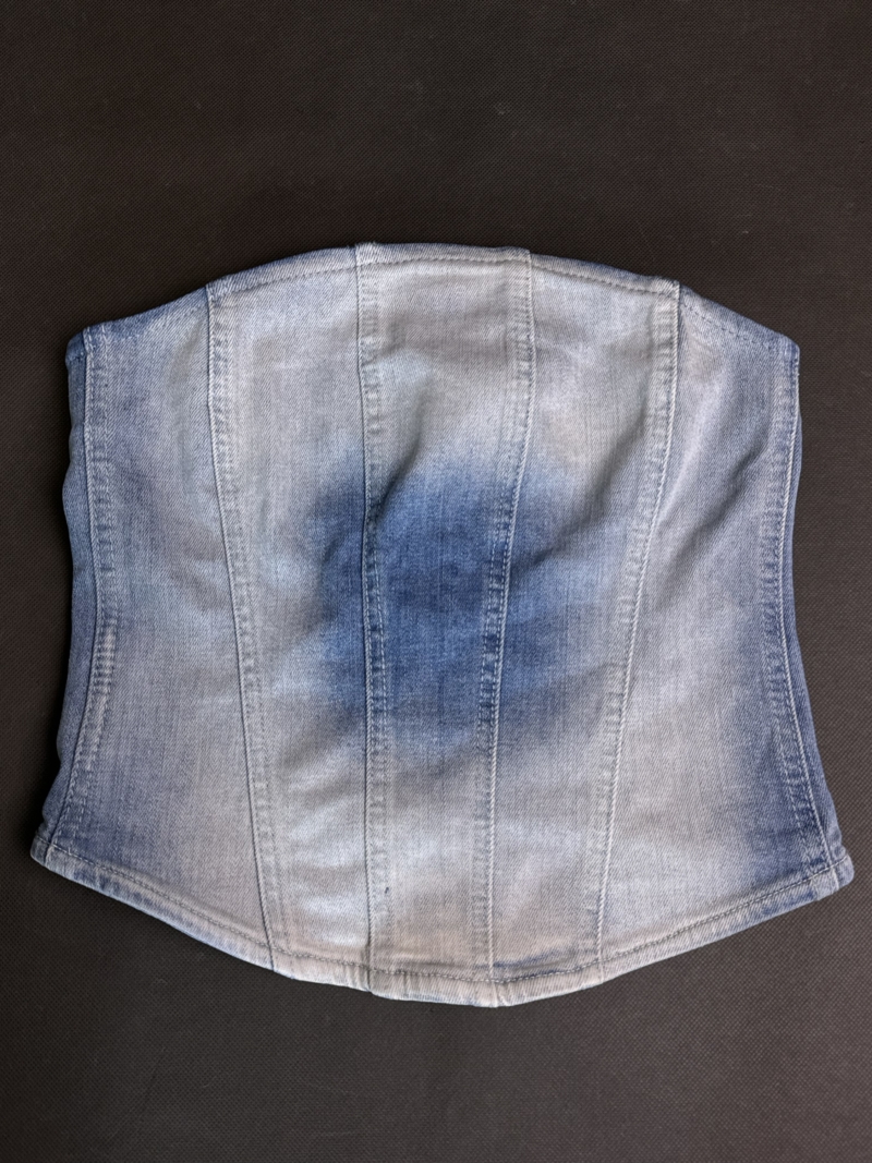 Top jeansowy XS