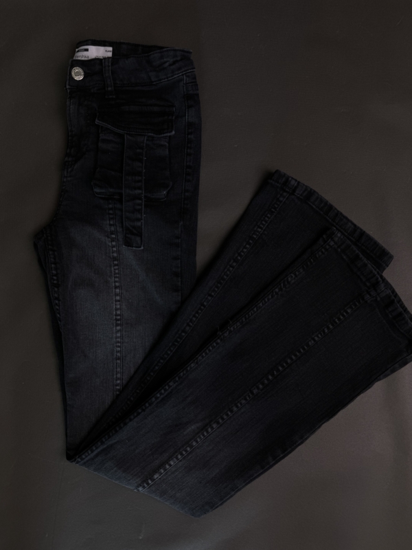 Spodnie jeansowe flare XS