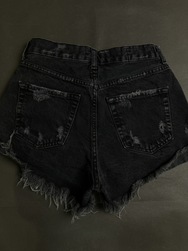 Krótkie spodenki jeansowe XS - obrazek 2