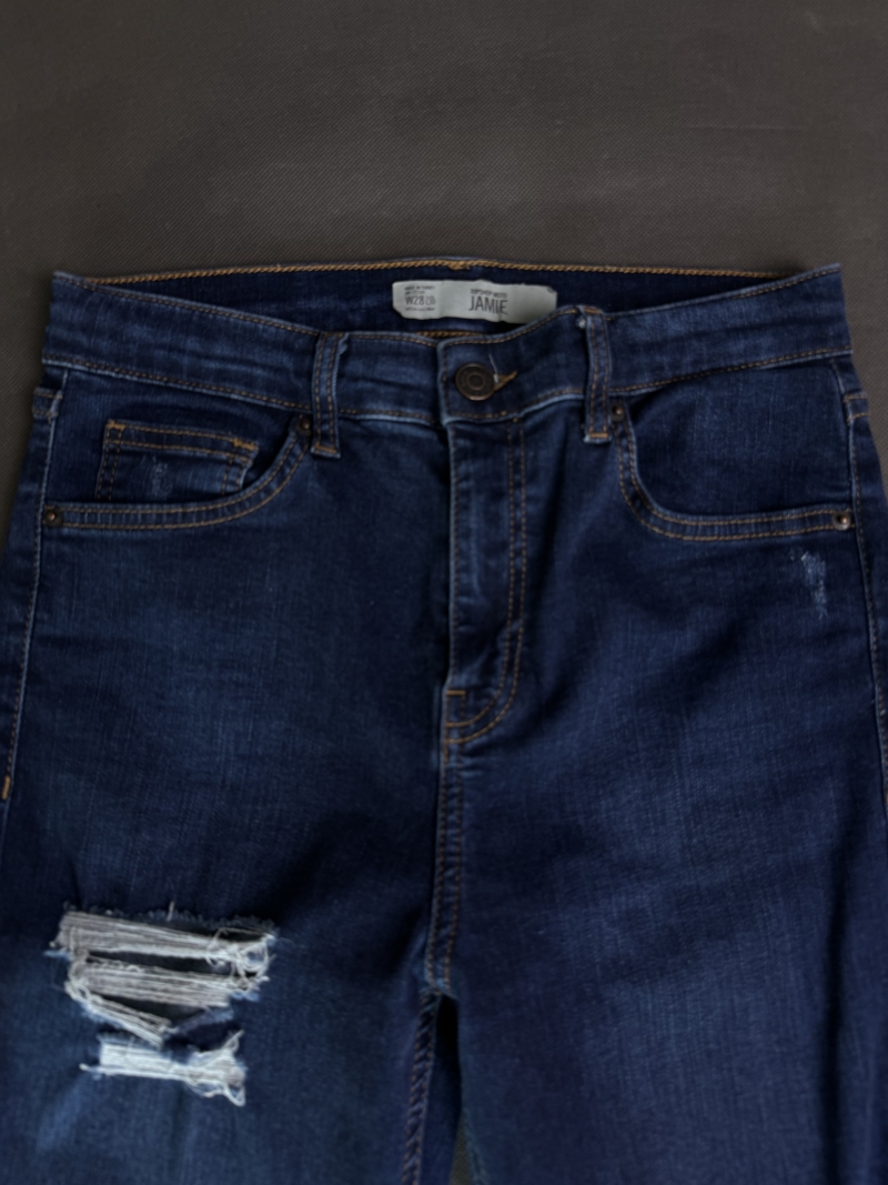 Spodnie jeansowe XS - obrazek 2