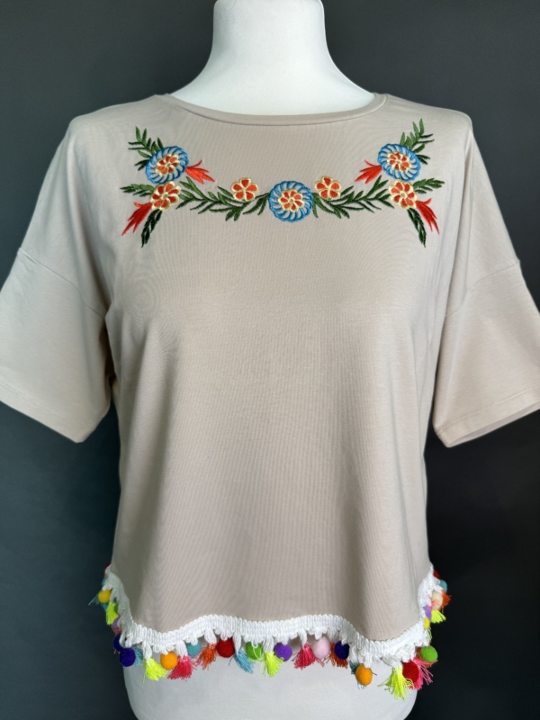 Bluzka z krótkim rękawem L