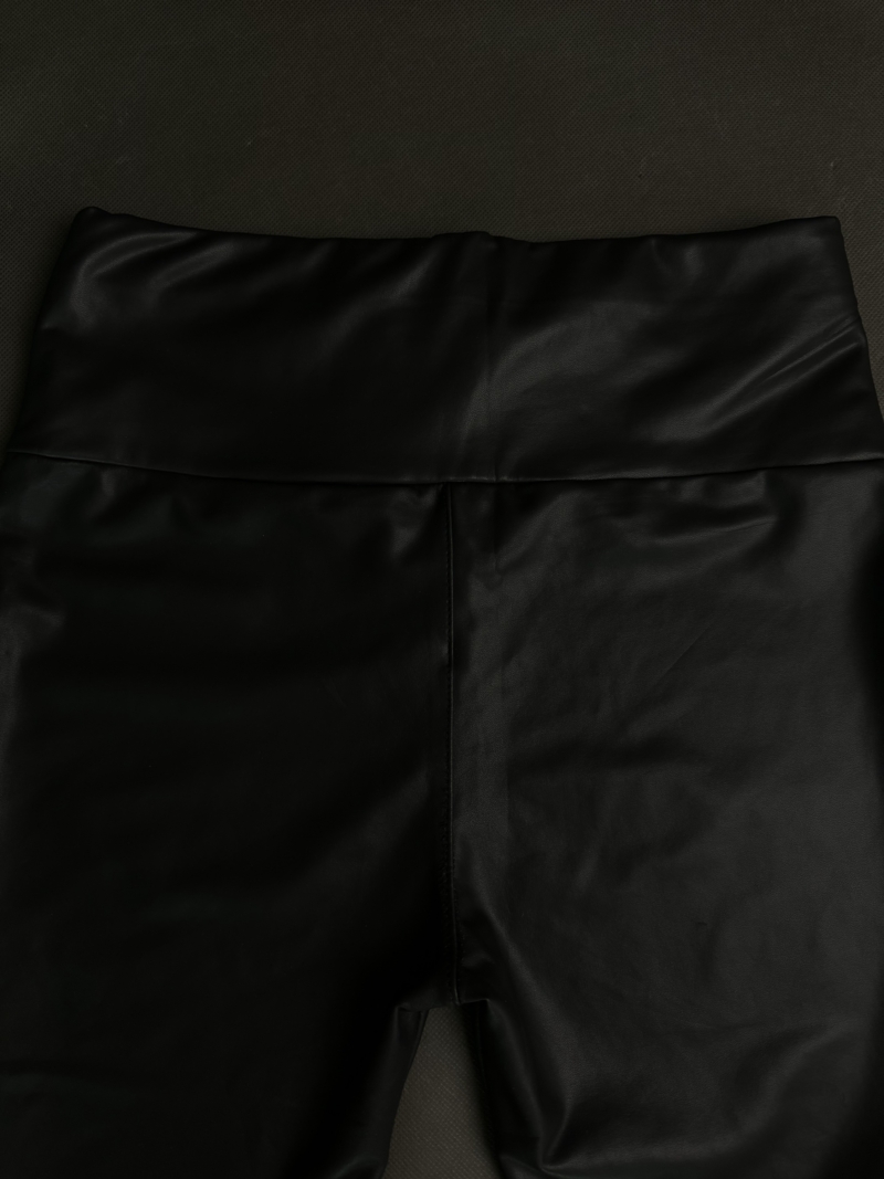 Legginsy z ekoskóry M - obrazek 3