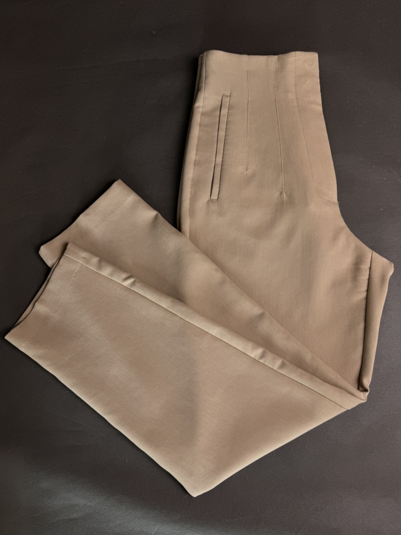 Spodnie paperbag S