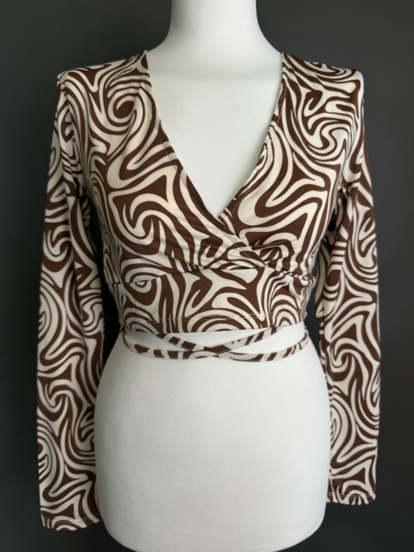 Bluzka z długim rękawem M