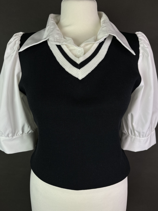 Bluzka z krótkim rękawem L