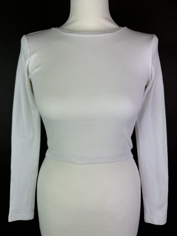 Crop top z długim rękawem  XS