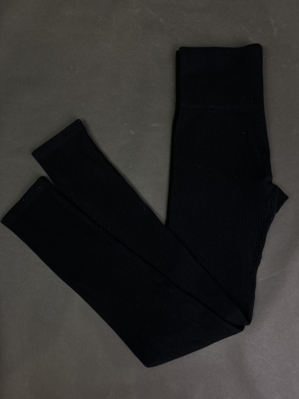 Legginsy prążkowane S